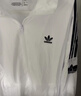 adidas復古風(fēng)休閑梭織立領(lǐng)夾克外套男女秋季阿迪達斯官方三葉草   亮白   M 曬單實(shí)拍圖