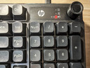惠普（HP）K500F機械手感鍵盤(pán) 無(wú)線(xiàn)藍牙三模 靜音多功能旋鈕辦公游戲臺式電腦筆記本通用 黑色 98配列 曬單實(shí)拍圖