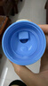膳魔師（THERMOS）Tritan運動(dòng)水杯直飲杯兒童學(xué)生塑料杯安全鎖扣600ml 藍 曬單實(shí)拍圖