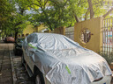 汽車(chē)車(chē)衣大半罩遮陽(yáng)罩四季通用隔熱遮雪擋防凍防雨罩防塵罩防曬罩 【德國進(jìn)口材質(zhì)】覆蓋整個(gè)車(chē)頂 【SUV/越野車(chē)】通用款99%合適 曬單實(shí)拍圖