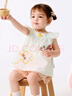 巴拉巴拉女童夏裝2025嬰兒短袖套裝寶寶兩件套甜美復古國風(fēng)萌208225119003 曬單實(shí)拍圖