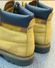 卡特（CAT）經(jīng)典大黃靴馬丁靴男鞋牛皮面固特異春季戶(hù)外工裝靴P7756P1EDC 經(jīng)典款 44 曬單實(shí)拍圖