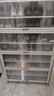 鋼制鞋柜家用門(mén)口大容量防塵鞋架室內入戶(hù)門(mén)玄關(guān)柜翻門(mén)多層儲物柜 白色【四門(mén)九層】800*350*1440-加厚碳鋼 曬單實(shí)拍圖