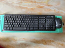 羅技（Logitech）MK295無(wú)線(xiàn)鍵鼠套裝 靜音辦公無(wú)線(xiàn)鍵盤(pán)鼠標套裝 靜音鼠標鍵盤(pán)筆記本電腦鍵盤(pán)薄膜 全尺寸家用104鍵 MK295黑+短鼠標墊 曬單實(shí)拍圖