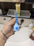 COMBO【防炸毛】小章魚(yú)兒童牙刷含氟防蛀軟毛寶寶乳牙訓練0-2-6歲C款藍 曬單實(shí)拍圖