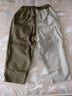 巴厘小豬兒童工裝褲男童2024新款束腳長(cháng)褲女童春秋款休閑褲秋 水綠 100 cm 曬單實(shí)拍圖