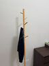 千禧華府衣架落地立式實(shí)木衣帽架臥室簡(jiǎn)易掛衣架辦公衣架加厚三角原木色 曬單實(shí)拍圖