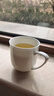 京東京造 茶杯 陶瓷泡茶水杯子辦公室會(huì )議杯帶蓋純白可定制 360ml 1只裝 曬單實(shí)拍圖