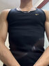 七匹狼純棉粗螺紋背心男士運動(dòng)健身汗衫100%全棉緊身打底二道無(wú)袖吊帶衫 2件裝(白色+黑色)好換洗更劃算 XL (身高170-180/130-150斤) 曬單實(shí)拍圖