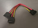 綠聯(lián)sata電源線(xiàn) 適用臺式主機機箱電腦連接固態(tài)機械硬盤(pán) 大4pin轉15pin一分二轉接頭轉換線(xiàn) 50398 曬單實(shí)拍圖