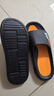 回力運動(dòng)拖鞋男浴室內戶(hù)外減震防滑厚底涼拖鞋HL39651黑黃色46-47碼 曬單實(shí)拍圖