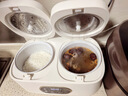 志高（CHIGO）雙膽電飯煲電飯鍋智能多功能微壓鍋4升雙膽雙控煮飯鍋家用3-4個(gè)人煲湯煮粥迷你小型電飯鍋 雙膽雙控電飯煲 4L 曬單實(shí)拍圖
