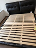 源氏木語(yǔ)真皮床主臥美式復古軟包大床家用高端大氣頭層牛皮雙人床 【8】黑色真皮床  1.8*2m 組裝 曬單實(shí)拍圖