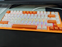 WOB rainy75客制化鍵盤(pán)三模鋁坨坨機械鍵盤(pán)cnc電腦無(wú)線(xiàn)藍牙游戲電競外設雨 【新品】星云橙/雪頂芒芒軸/冰晶 曬單實(shí)拍圖