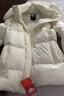 美力城【檀健次同款】羽絨服女士新款可調節收腰保暖防風(fēng)鵝絨服外套019 極光白 XL 曬單實(shí)拍圖