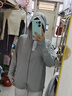 茉尋【昆凌同款】原紗插肩防曬衣女士新款夏季戶(hù)外防曬服外套涼感透氣 插肩款--灰色【香秀同款】 XL 身高166-175cm，體重150斤以下 曬單實(shí)拍圖