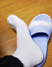 棉十三襪子男中筒春秋季男襪新疆棉10A抗菌防臭純色白色潮長(cháng)襪運動(dòng)風(fēng)7雙 曬單實(shí)拍圖