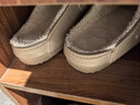 稻草人棉拖鞋男女勃肯毛拖鞋居家用一腳蹬加絨情侶冬戶(hù)外防滑 棕棉40-41 曬單實(shí)拍圖