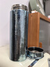水宜生純鈦保溫杯99.9%鈦杯弱堿水杯大容量男女士泡茶杯車(chē)載年會(huì ) 琥珀藍【400ML】 曬單實(shí)拍圖