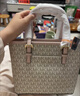 MICHAEL KORSJETSETTRAVEL MK女包手提包托特包35T9GTVT0B送女友粉色女士 曬單實(shí)拍圖