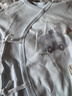 童泰（TONGTAI）嬰兒連體衣春秋季純棉新生兒衣服初生寶寶蝴蝶哈衣爬服藍色66cm 曬單實(shí)拍圖
