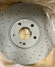 布雷博剎車(chē)盤(pán)前盤(pán)制動(dòng)盤(pán)09D52413適用 奔馳E級C級EQC CLS級 GLC級 前盤(pán)【前輪2片】 奔馳EQC 20-24款EQC350 曬單實(shí)拍圖