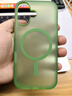 貝爾金（BELKIN）適用蘋(píng)果17手機殼 iPhone17全包磁吸手機殼 綠色半透明手機保護套 曬單實(shí)拍圖