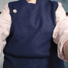 恒源祥2026春秋新款女士羊毛馬甲圓領(lǐng)坎肩無(wú)袖針織衫毛衣背心 藏青色 XL 體重110-120斤 曬單實(shí)拍圖