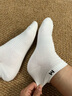 頂瓜瓜100%純棉襪子男士春夏季休閑襪10A級抗菌防臭艾草精油薄款短襪 曬單實(shí)拍圖