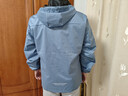 男士休閑外套春秋季連帽夾克2025新款男生帥氣防風(fēng)運動(dòng)上衣服男夏 LL708霧霾藍 5XL 180-200斤 曬單實(shí)拍圖