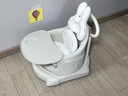 愛(ài)貝多寶寶學(xué)坐椅護脊兒童沙發(fā)多功能遛娃神器家用餐椅嬰兒學(xué)步車(chē)防側翻 米【全新升級-新增學(xué)步推拉桿】（帶全棉軟墊套裝） 曬單實(shí)拍圖