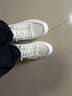 百麗時(shí)尚百搭小白鞋男鞋一腳蹬休閑板鞋A1920AM5 白色 42 曬單實(shí)拍圖