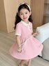 真維斯（Jeanswest）女童連衣裙夏季半身裙子甜美風(fēng)小女孩polo領(lǐng)學(xué)院風(fēng)舒適透氣公主裙 【Polo學(xué)院風(fēng)連衣裙】02 160 【推薦體重80-100斤】 曬單實(shí)拍圖