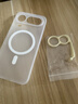 Freeson榮耀Magic8 Pro Air手機殼磁吸保護套簡(jiǎn)約輕薄鏡頭全包防摔TPU軟殼（附指環(huán)扣支架）磨砂白 曬單實(shí)拍圖
