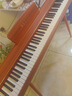 貝琪（Betsy）B351電鋼琴88鍵重錘成人兒童電子鋼琴家用練習初學(xué)者專(zhuān)業(yè)考級鋼琴 B351-重力度88鍵木紋棕+圓腿琴架 曬單實(shí)拍圖