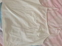 全棉時(shí)代【商場(chǎng)同款】夏季女士舒適抗菌打底彈力吊帶內搭修身純棉背心 白色 170/XL 曬單實(shí)拍圖