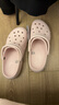 卡駱馳（CROCS）貝雅云彩女士洞洞鞋戶(hù)外休閑鞋|208186 裸粉-6PI 36 /37(230mm) 曬單實(shí)拍圖