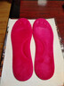鞋墊女冬季保暖加絨恒溫加熱舒適男士吸汗防臭超軟久站防痛 1雙玫紅色-可水洗 【35-36】可裁剪 曬單實(shí)拍圖