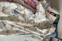 婧麒（JOYNCLEON）新生嬰兒睡袋寶寶投降式防驚跳神器純棉防踢被 藍 M jsd177270 曬單實(shí)拍圖
