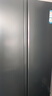 海爾（Haier）冰箱雙開(kāi)門(mén) 家用一級能效616升變頻風(fēng)冷無(wú)霜大容量 對開(kāi)門(mén)二門(mén)超薄電冰箱國家補貼家電以舊換新 海爾性?xún)r(jià)比爆款+黑金凈化+精控多路送風(fēng) 曬單實(shí)拍圖