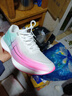 特步360X2.0競訓跑鞋男女碳板入門(mén)鞋軟彈緩震穩定推進(jìn)舒適透氣運動(dòng)鞋 經(jīng)典白/熒光數碼粉/天水碧【男】 43 曬單實(shí)拍圖