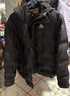 安踏（ANTA）面包羽絨服丨六度芯樊振東同款鵝絨服外套男冬季短款加厚棉服男裝 【鵝絨85% XL155g】基礎黑-5 L (男175) 曬單實(shí)拍圖
