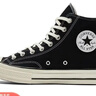 匡威（Converse）1970s 三星標經(jīng)典高幫鞋情侶運動(dòng)鞋學(xué)生鞋休閑帆布鞋男鞋女鞋 162050C 經(jīng)典黑 36 /3.5 曬單實(shí)拍圖
