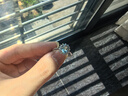 IL&COIL&COIL&CO尤珂 天然海藍寶戒指女戴妃女戒S925銀生日情人節禮物送女友老婆 曬單實(shí)拍圖