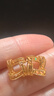 六福珠寶 黃金耳釘光影金炫動(dòng)時(shí)空炫彩足金耳飾38節禮物 計價(jià) 約2.19克 曬單實(shí)拍圖