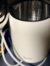 美的（Midea）電熱水壺米色燒水壺便攜式燒水杯差旅春游 0.6L智能斷電304食品級不銹鋼迷你便攜小容量SH06X6-103 曬單實(shí)拍圖