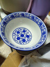 青花瓷6英寸陶瓷家用面碗蘭州牛肉拉面碗螺螄粉碗油潑面吃飯大碗 2個(gè)青花瓷6英寸面碗 曬單實(shí)拍圖
