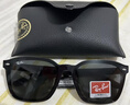 雷朋（RayBan）雷朋方形大框太陽(yáng)鏡時(shí)尚高級開(kāi)車(chē)防曬墨鏡0RB4392D禮物 曬單實(shí)拍圖