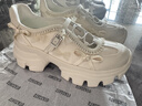 思加圖秋季瑪麗珍鞋厚底運動(dòng)休閑鞋女鞋ECE87CM5 月光白 36 曬單實(shí)拍圖