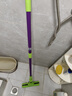 妙潔膠棉拖把27cm桿長(cháng)120共2頭滾輪式懶人家用一拖凈免手洗海綿吸水 曬單實(shí)拍圖